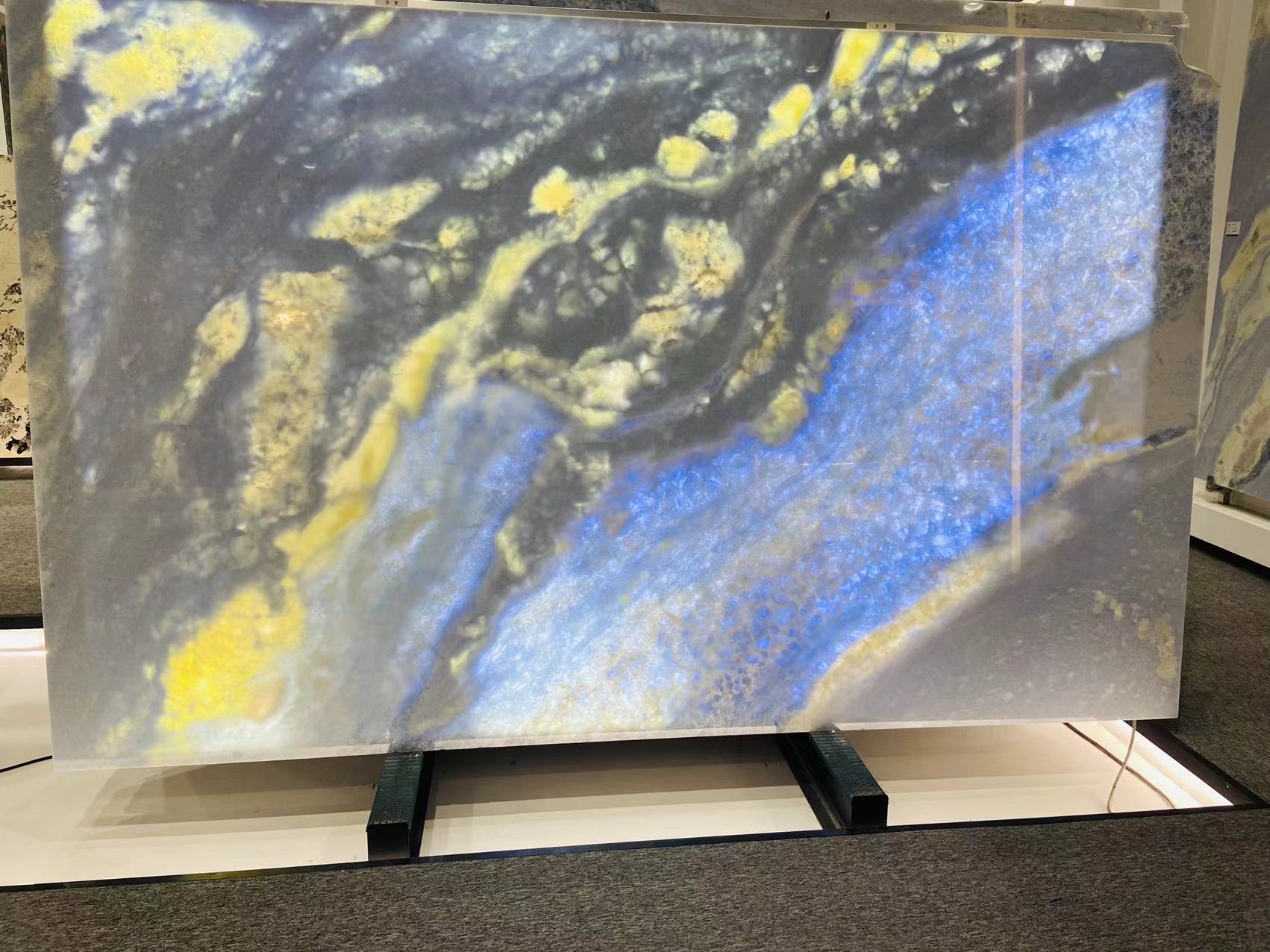 Backlit Blue Quartzite