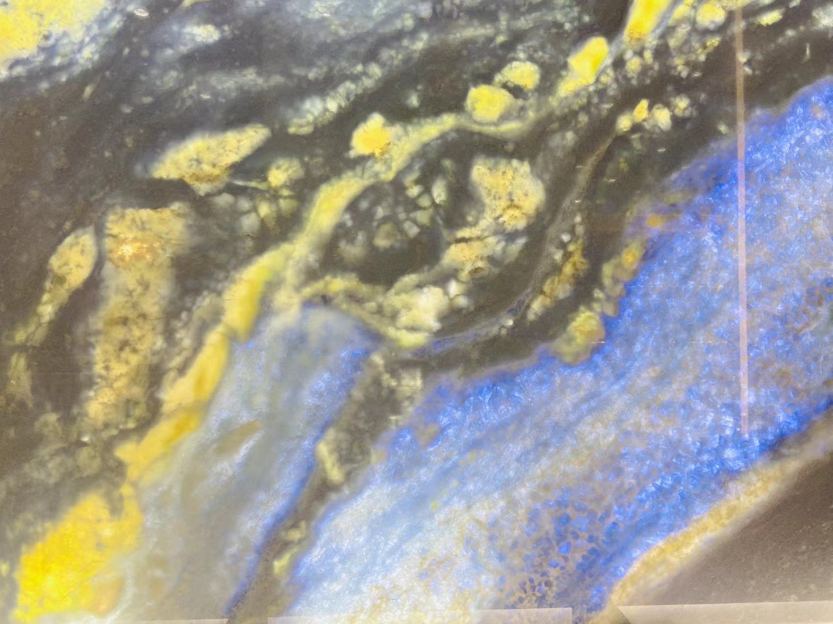 Backlit Blue Quartzite