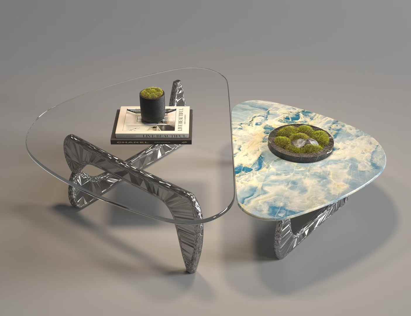 blue onyx table tops