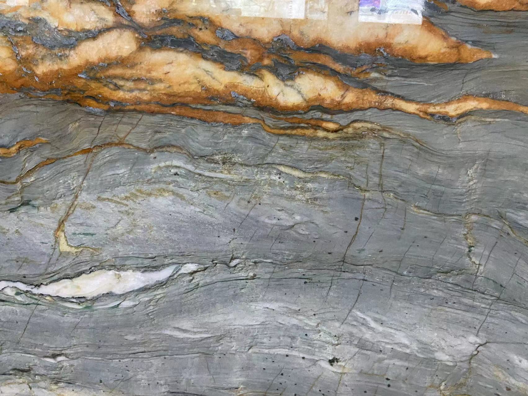 blue tempest quartzite kitchen countertops