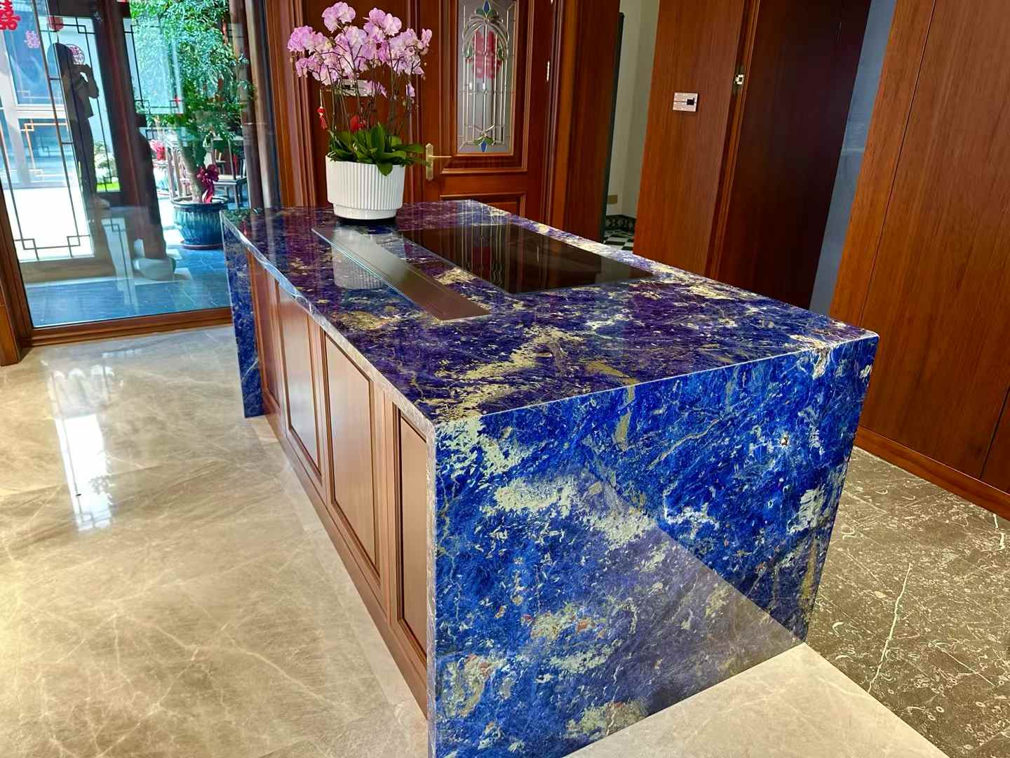 bolivia blue granite​ kitchen countertops