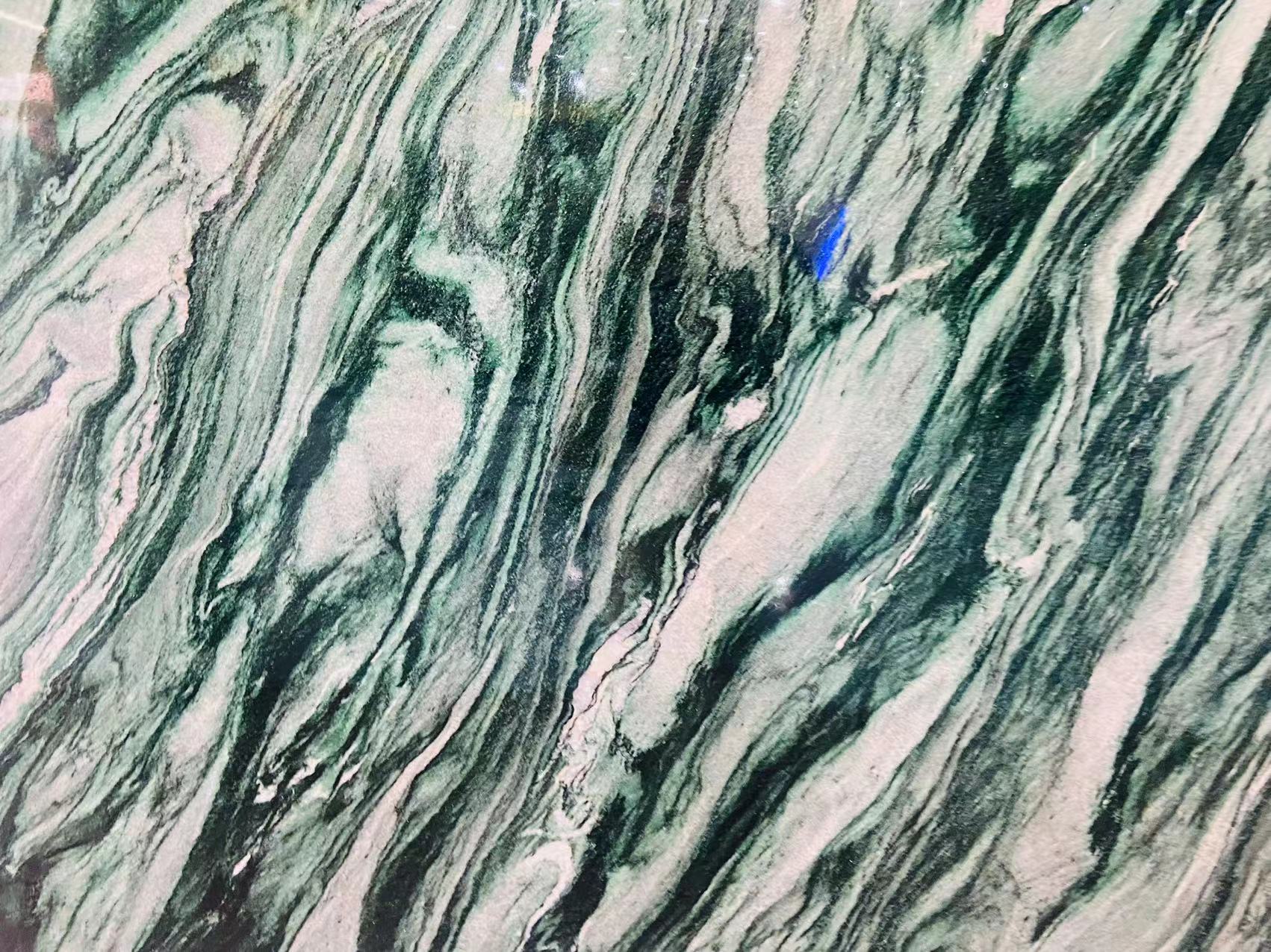 Bookmatched Verde Lapponia Granite