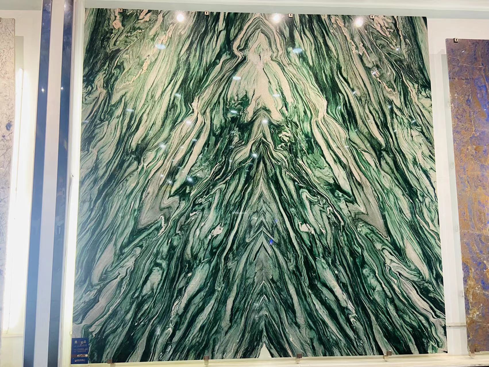 Bookmatched Verde Lapponia Granite