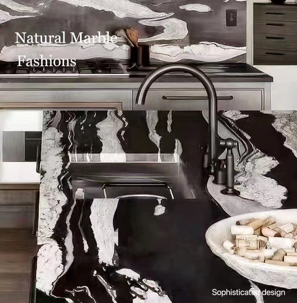 copacabana granite slab kitchen