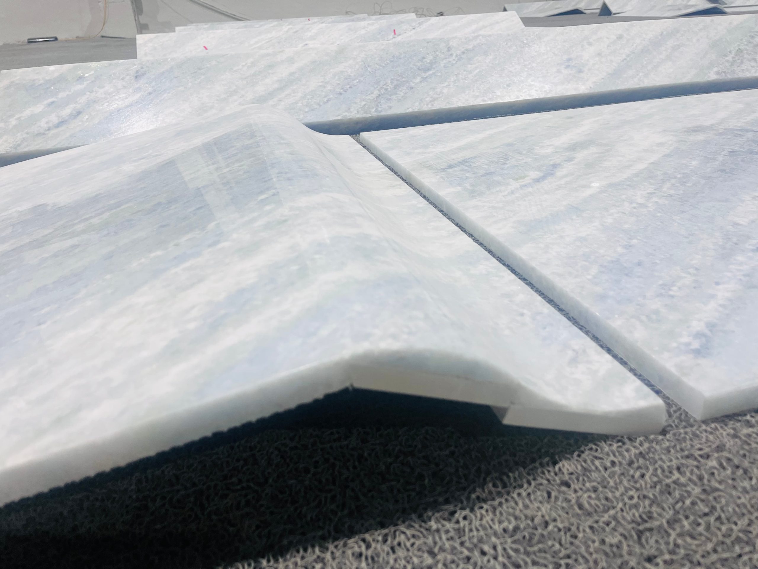 Blue Cristallo Marble Wall Tiles