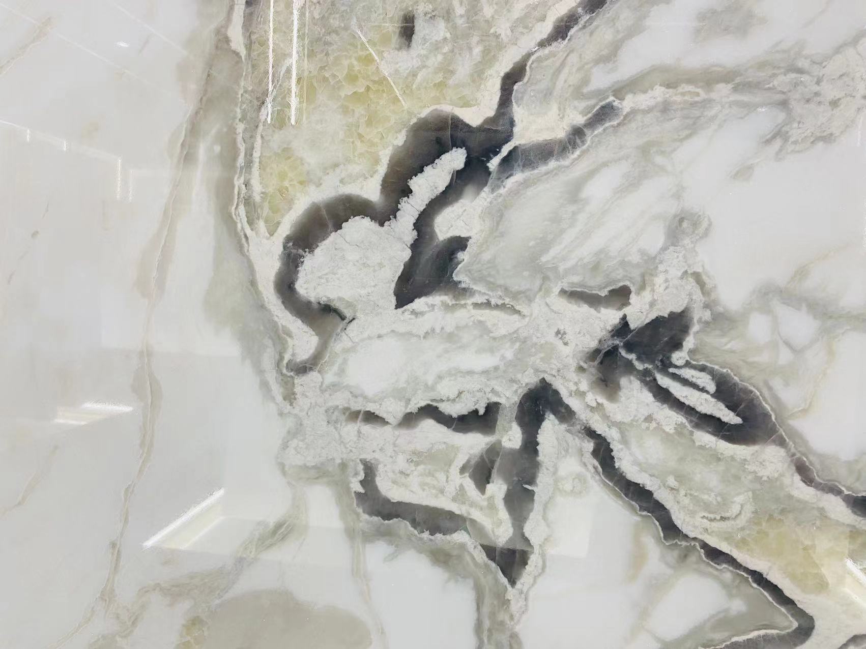 customized oyster white marble