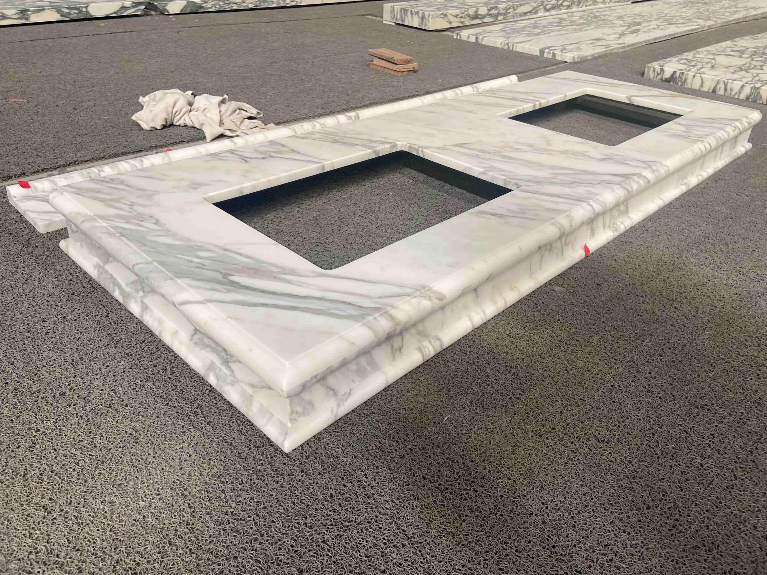 Calacatta Gold Marble Bath Vanitytops