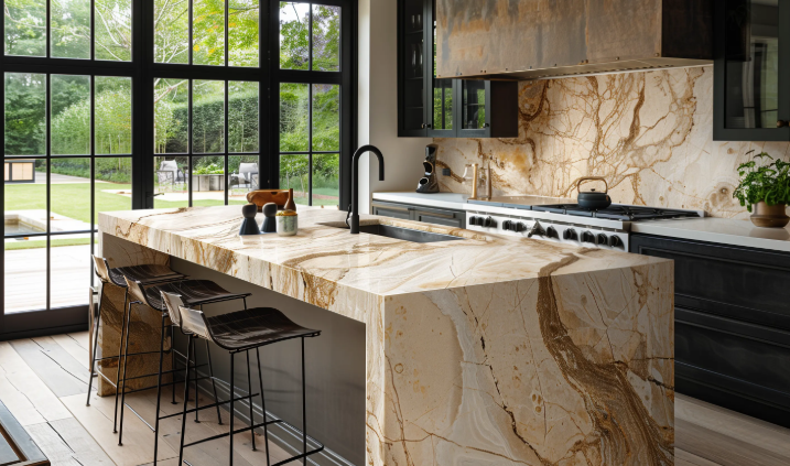 How we make natural stone countertops kitchen?