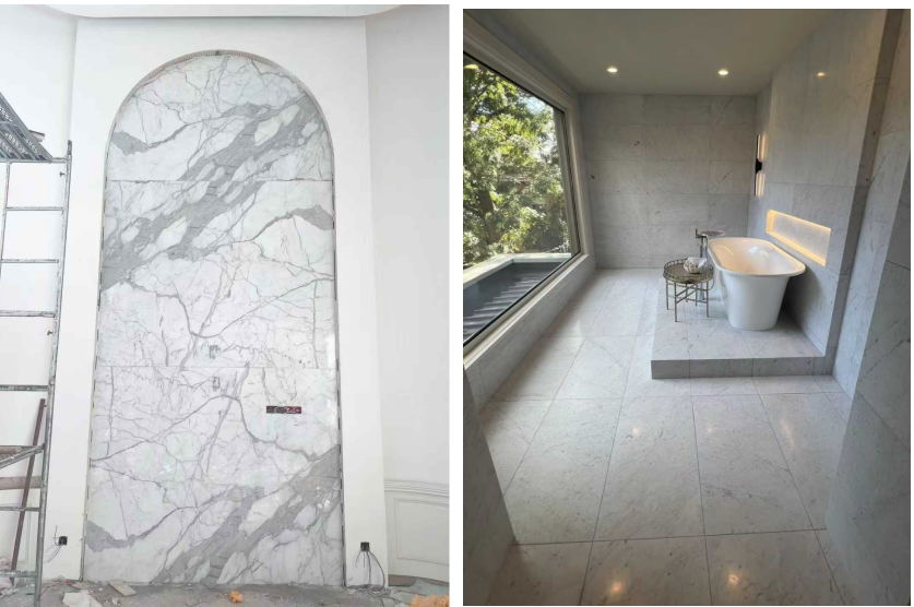 Calacatta and Carrara Marble