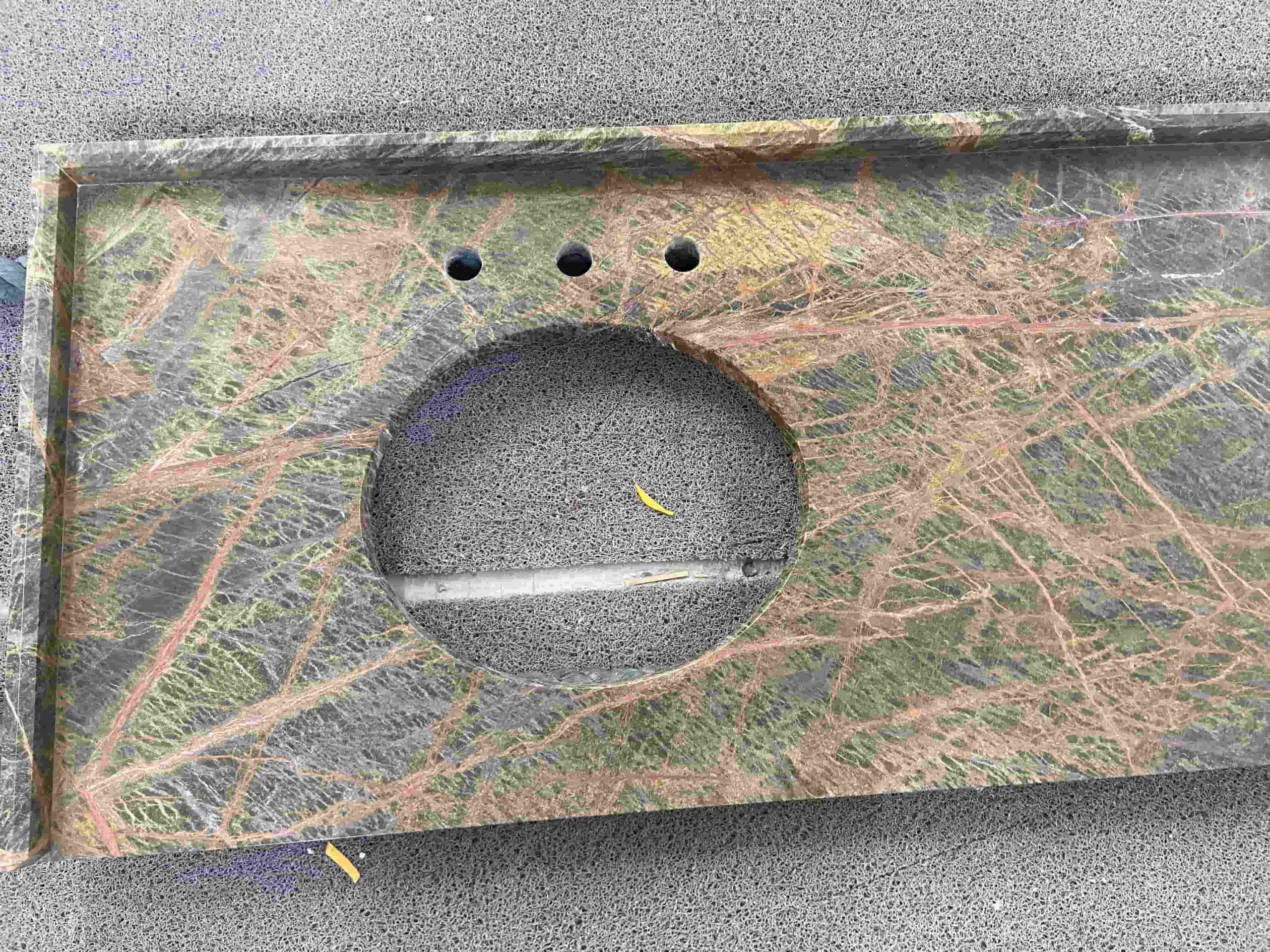 Forest Green Marble Bath Vanitytops