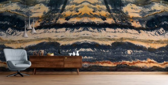 jacaranda granite walls