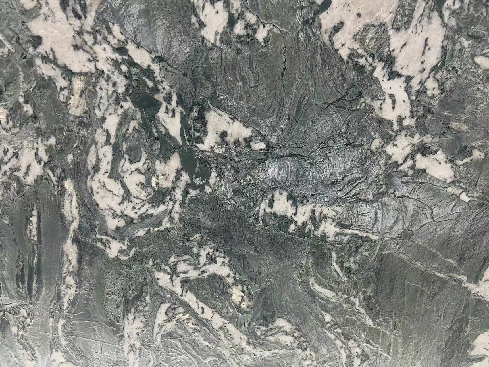 leathered Versace Green Granite