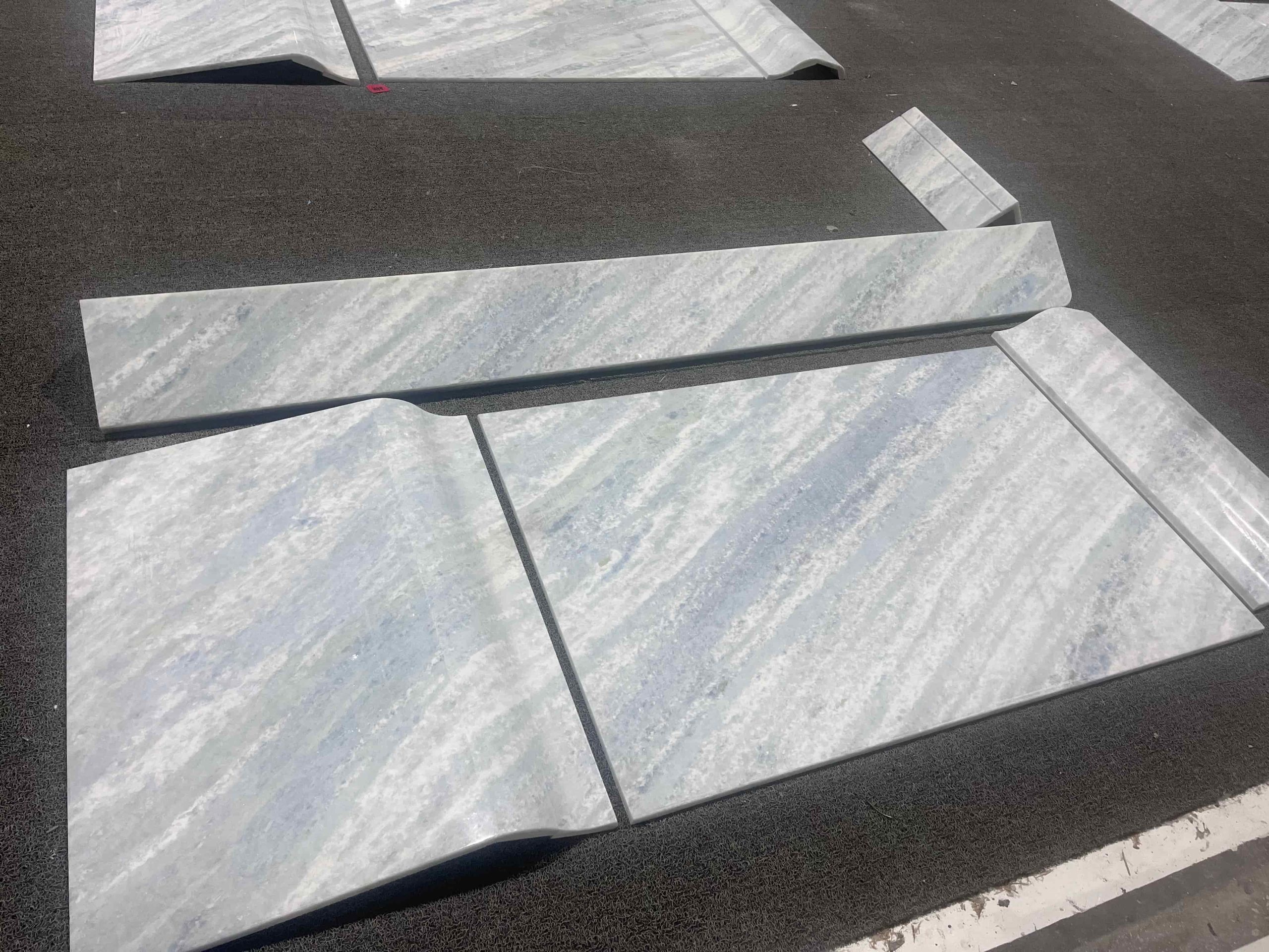 Blue Cristallo Marble Wall Tiles