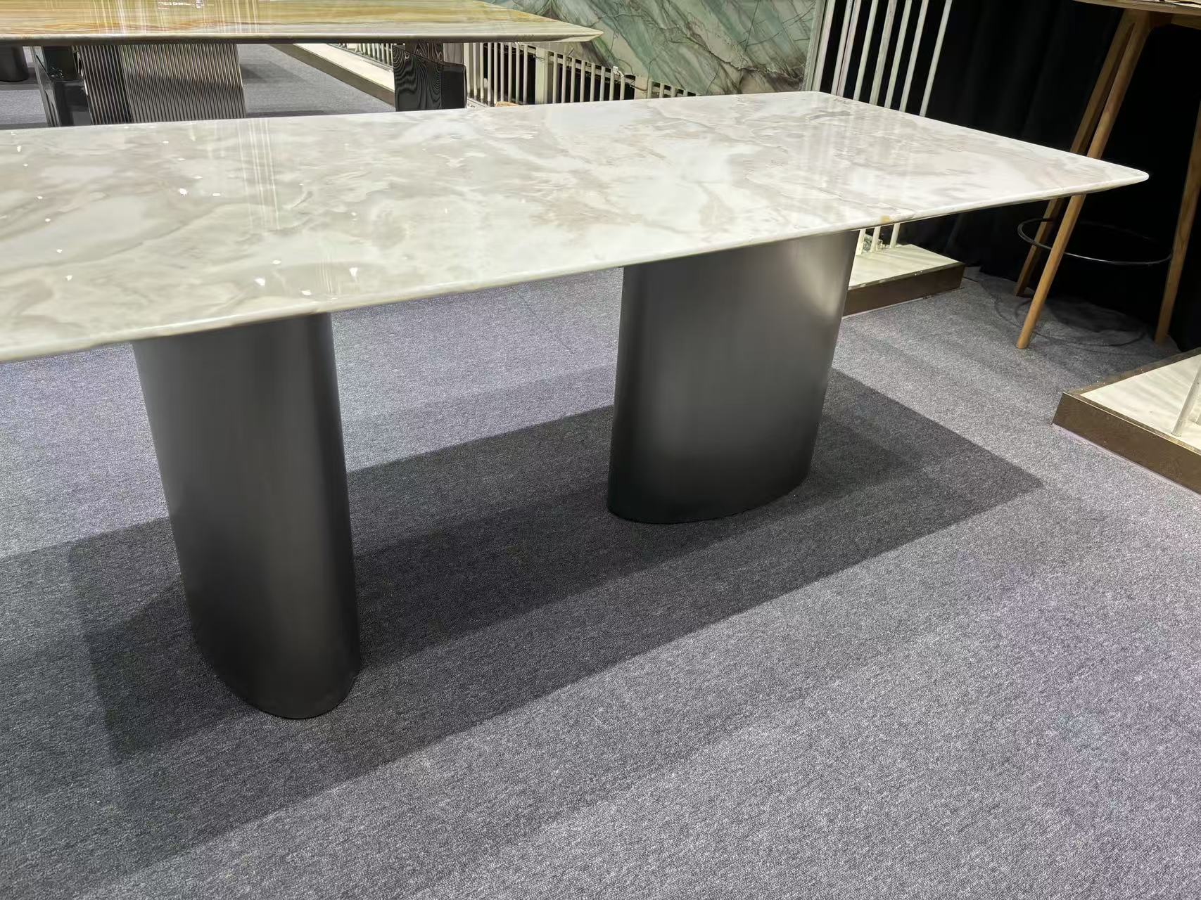 marble and brass furniture