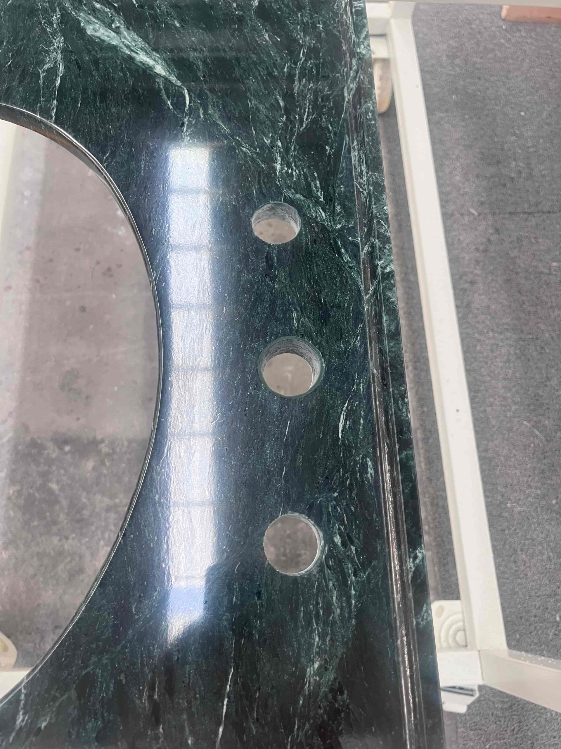 Verde Alpi Marble Bath Vanitytops