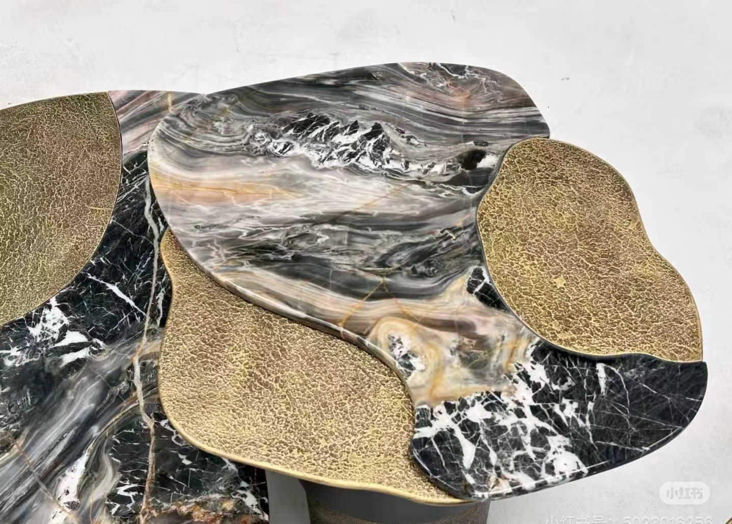 marble furniture with metal legs coffee tables