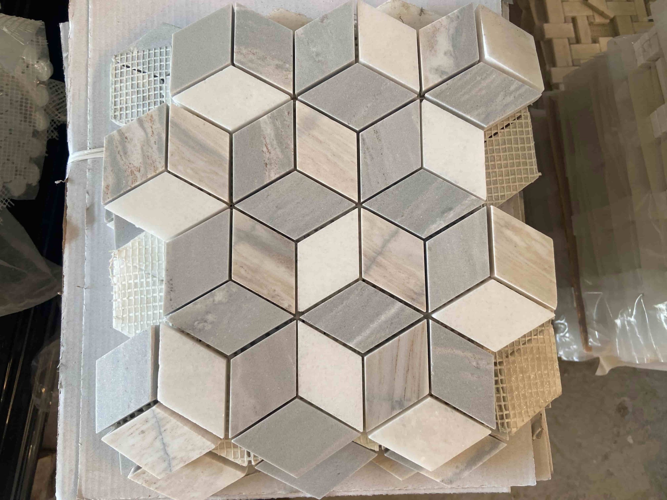 Palissandro Azzurro Marble Mosaic