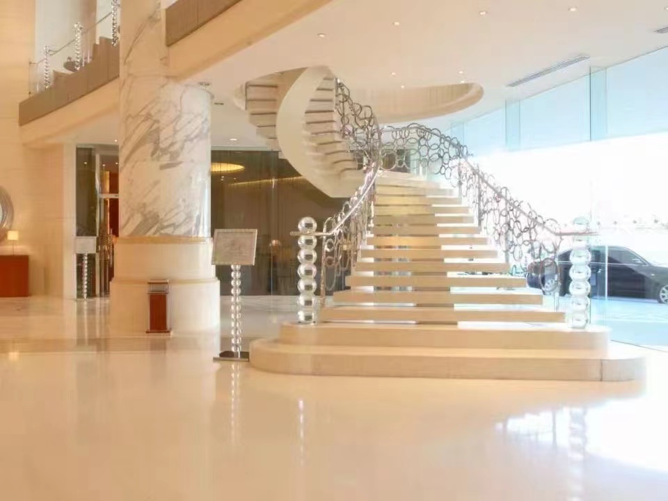 Marble Spiral Staircase