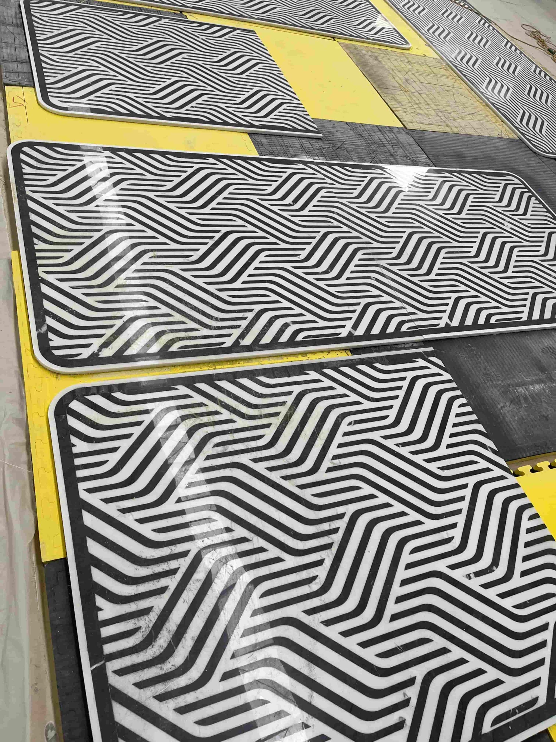 Marble Waterjet Inlay Medallions