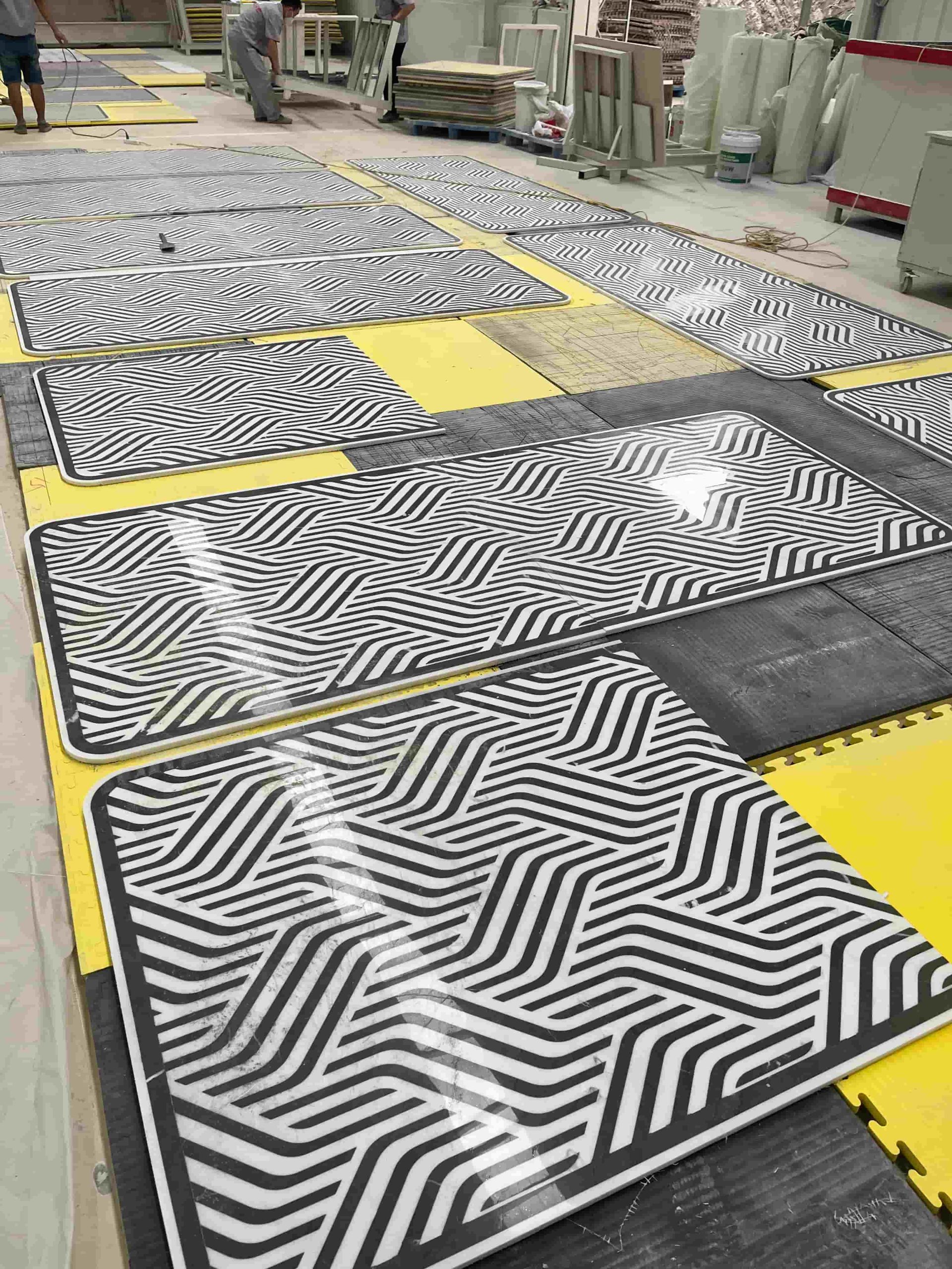 Marble Waterjet Inlay Medallions