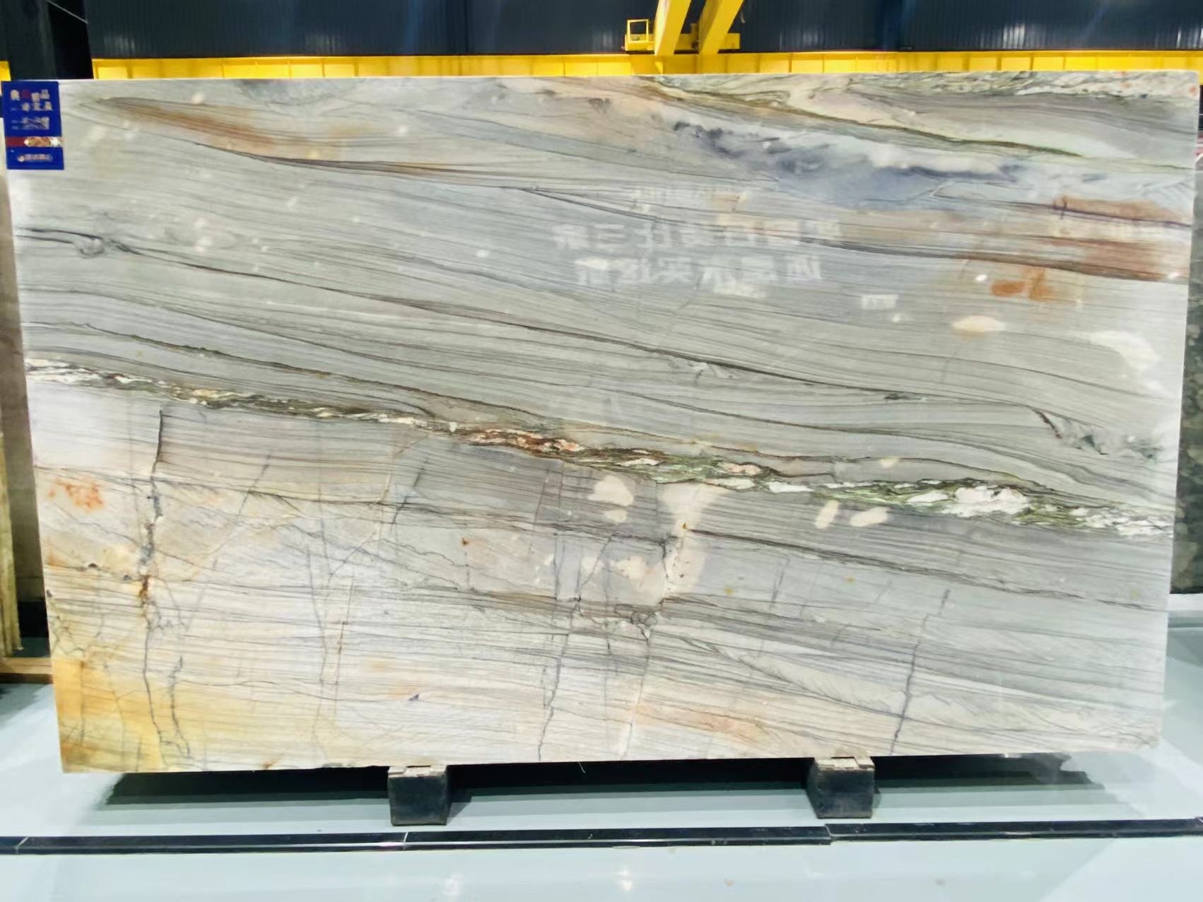 ocen blue quarzite slabs