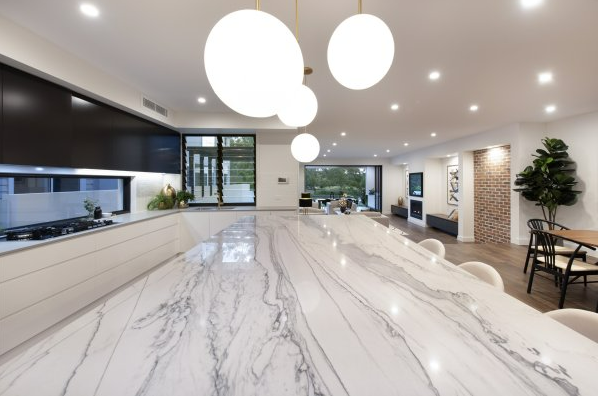 opus white quartzite countertops​