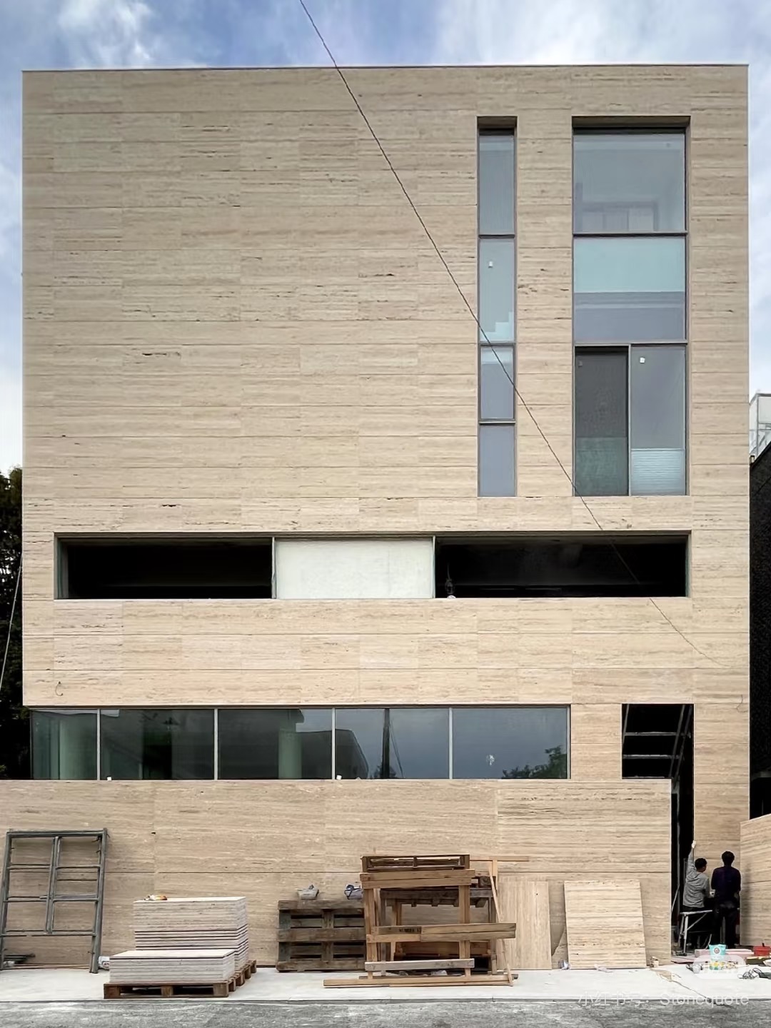 Travertine Outdoor Facade Wall Tiles