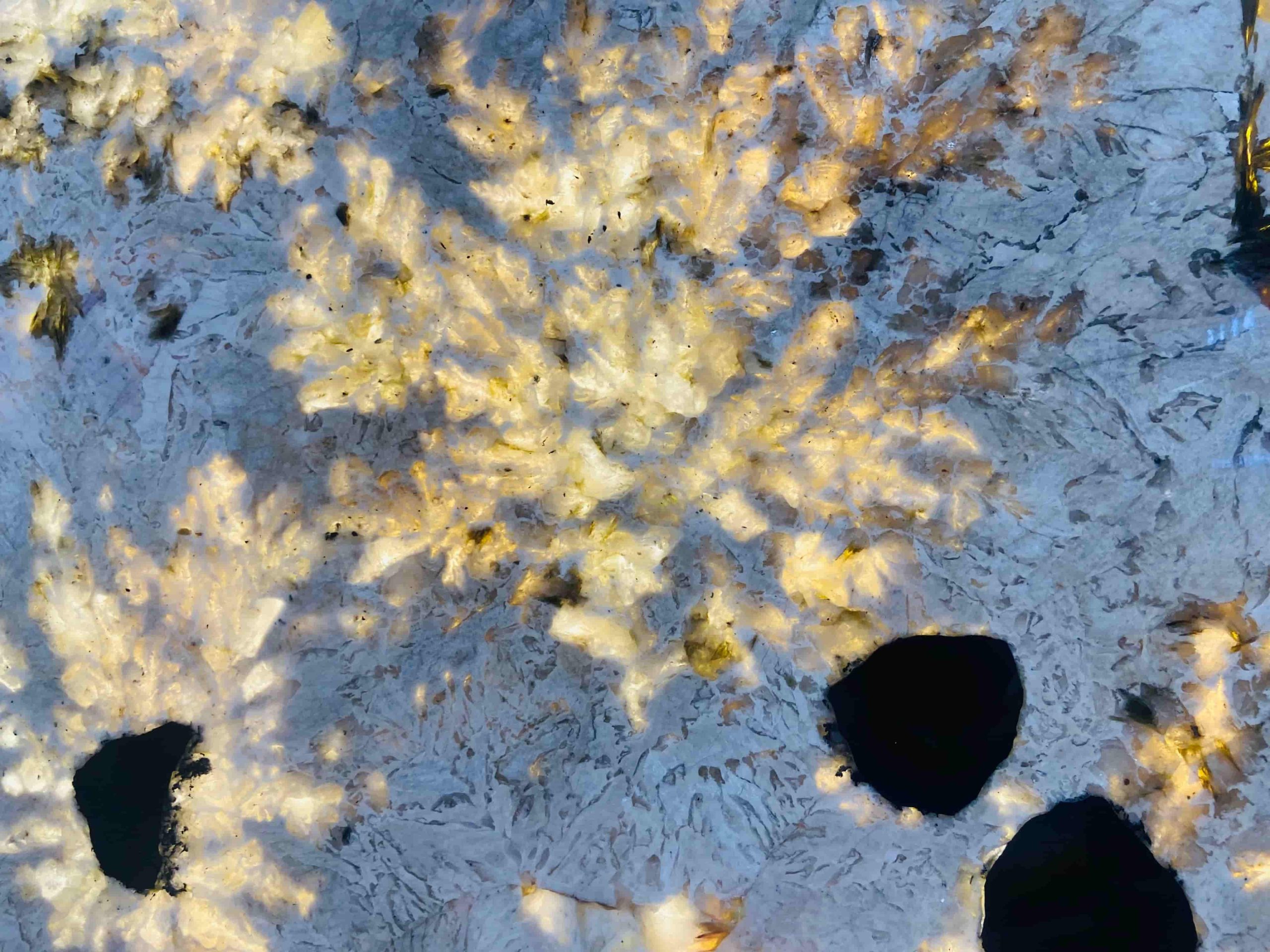 Backlight Patagonia Granite Accent Wall