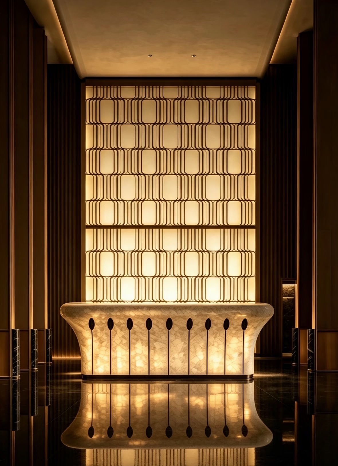 pink onyx reception