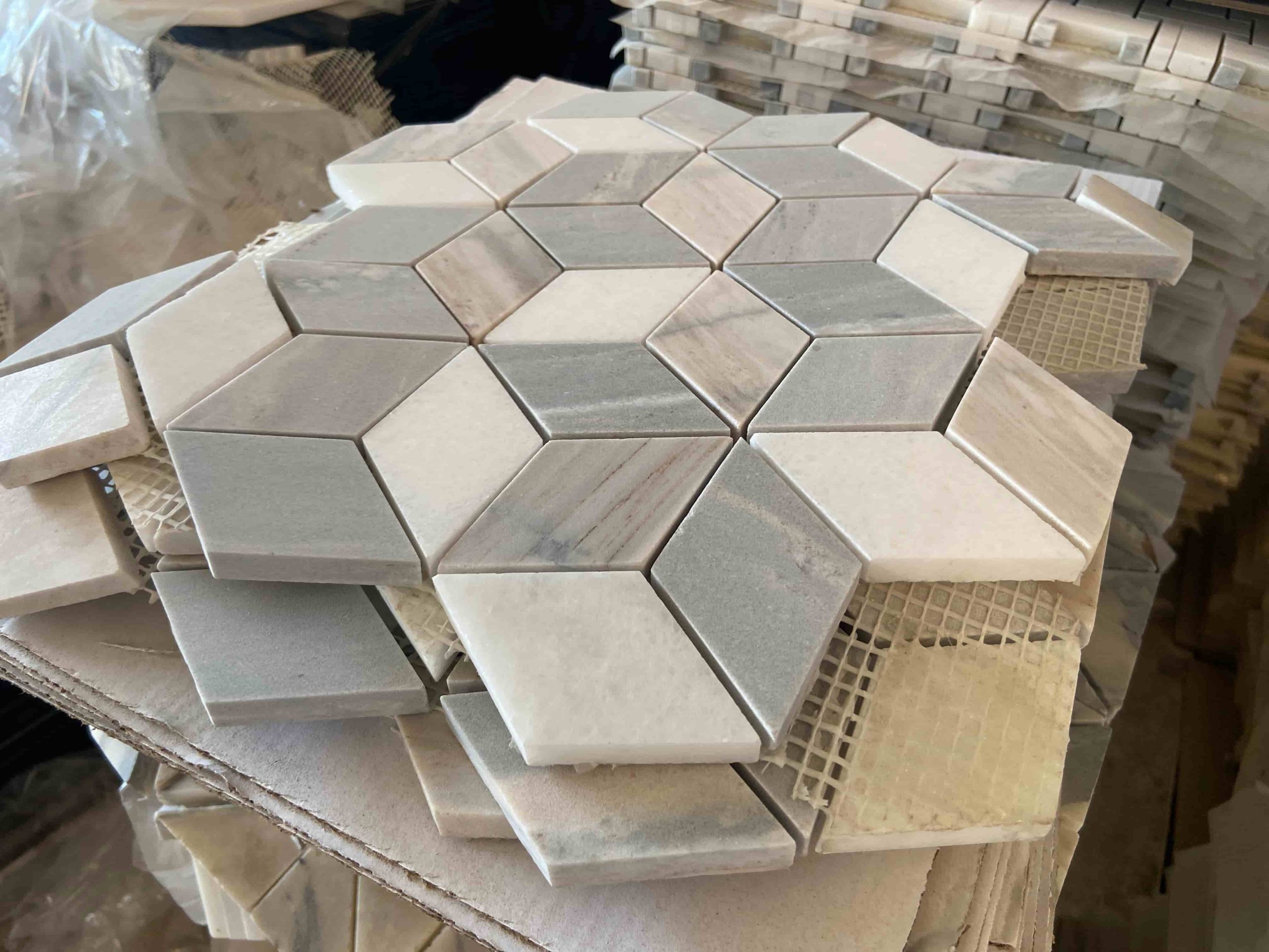 Palissandro Azzurro Marble Mosaic