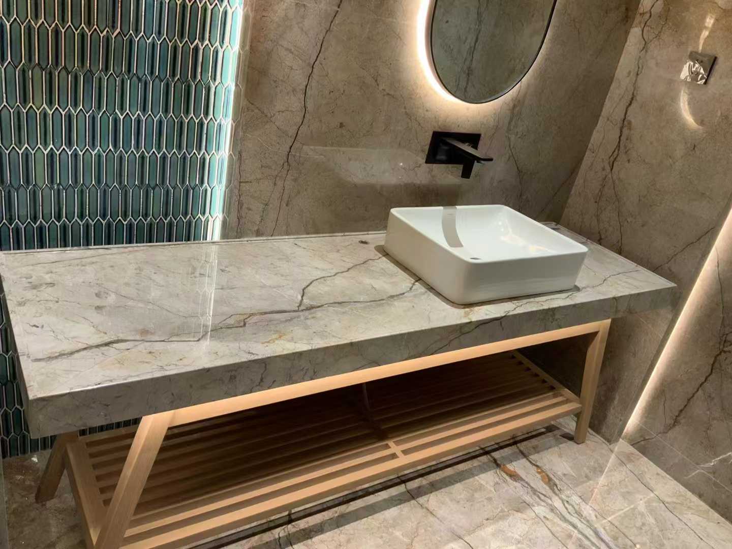 silver roots marble bathroom vanitytops