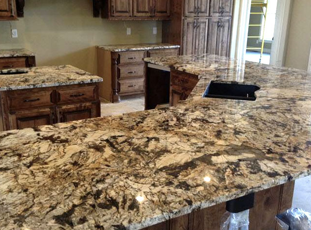 splendor gold granite kitchen countertops