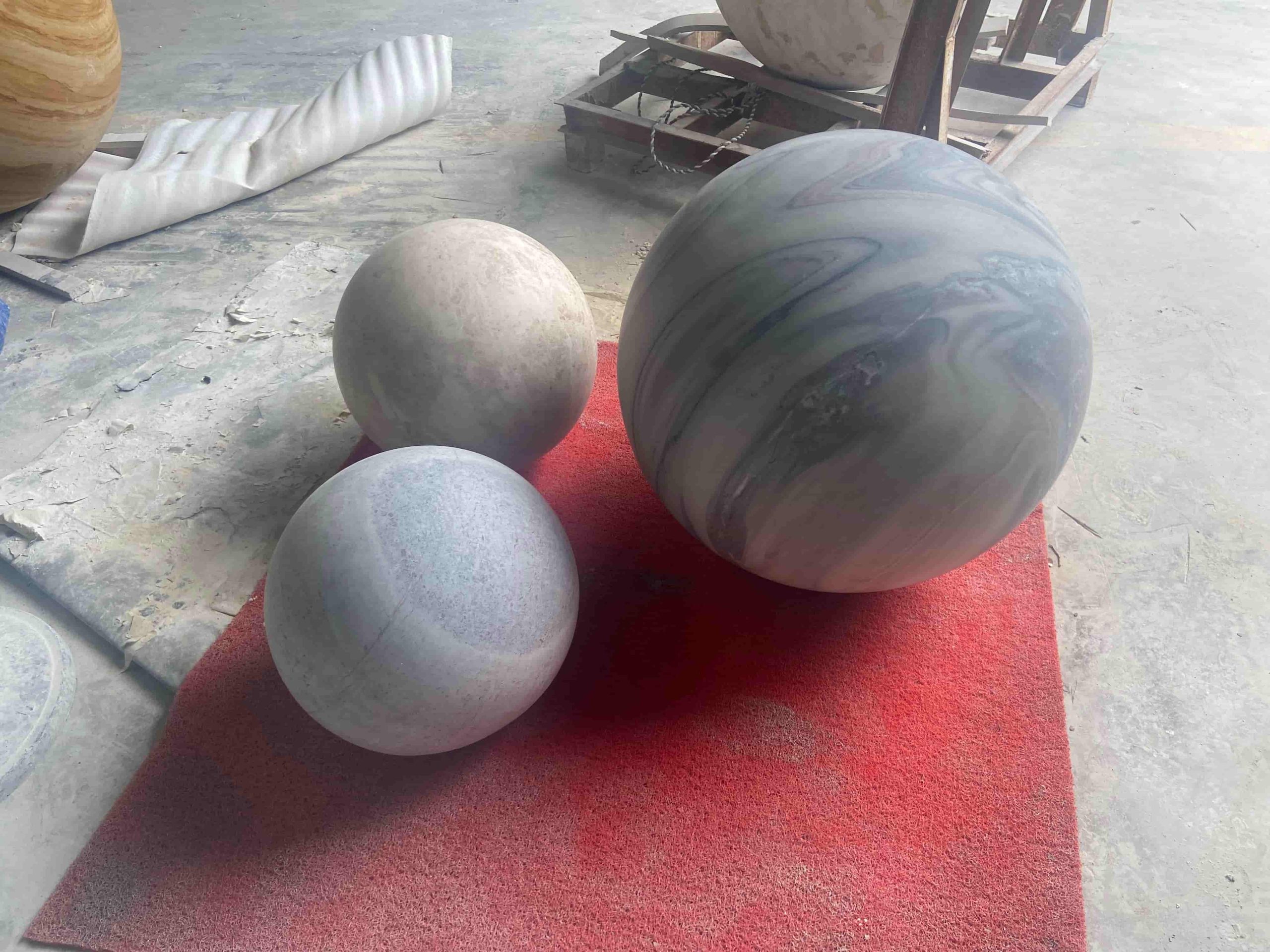 Natural Stone Art Works Spheres Planets