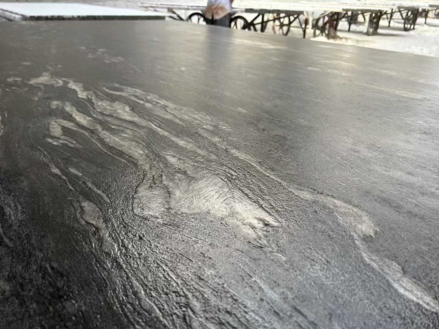 titanium granite leather finish