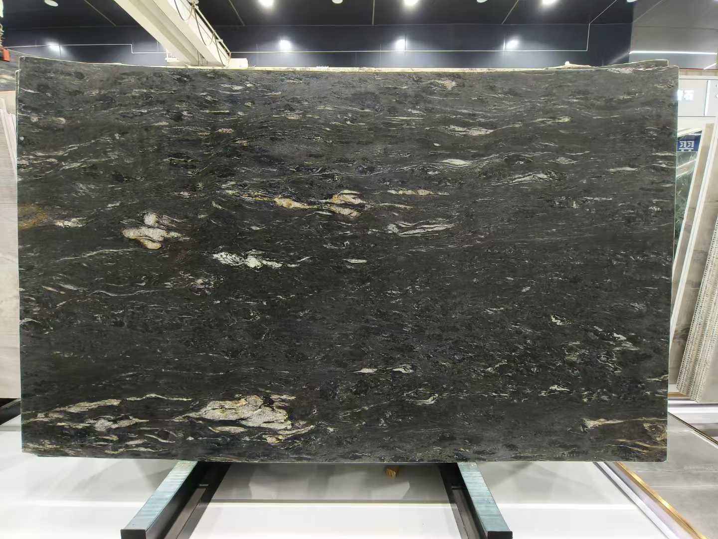 titanium leather granite slab