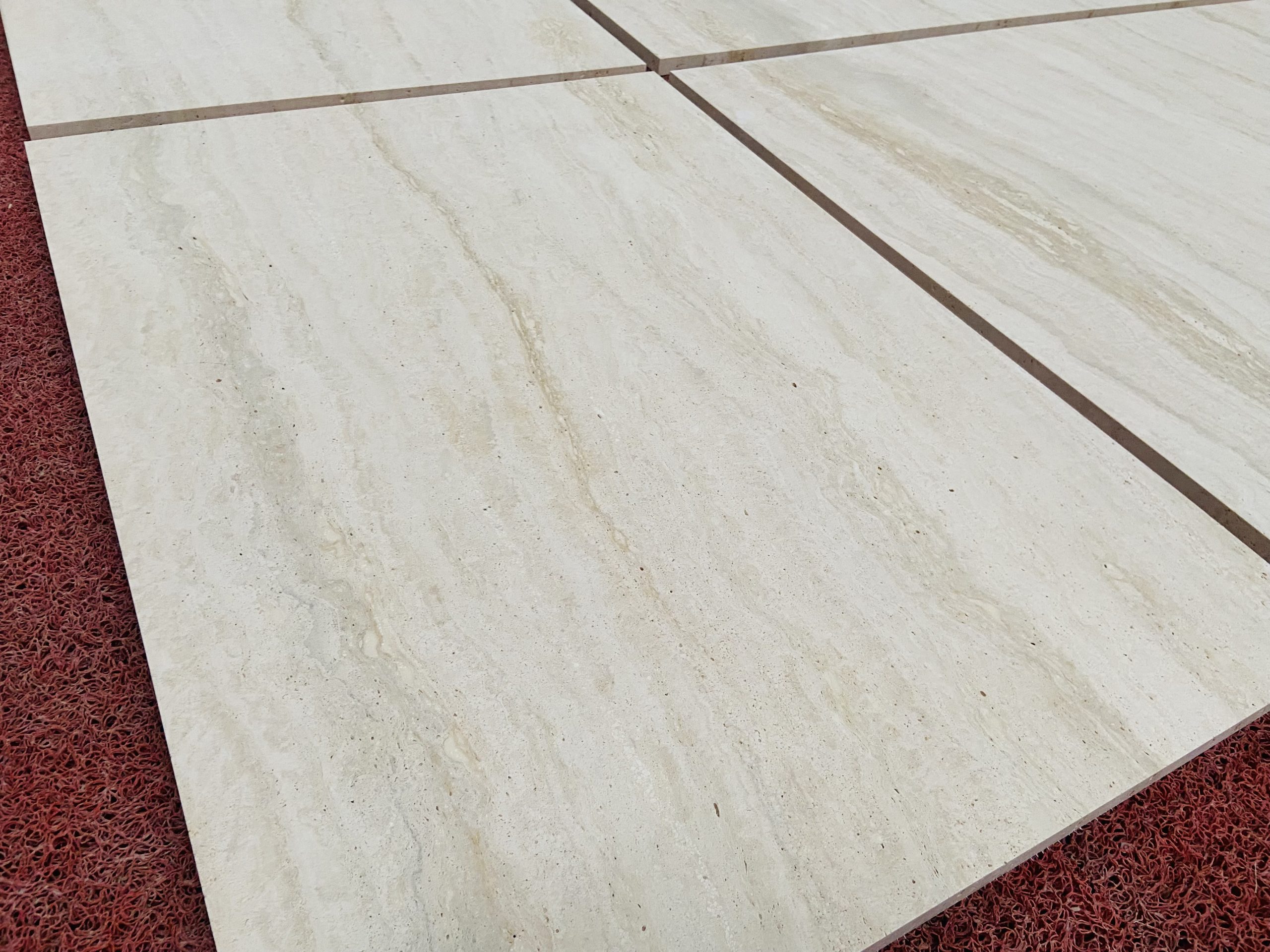 White Travertine Flooring Tiles
