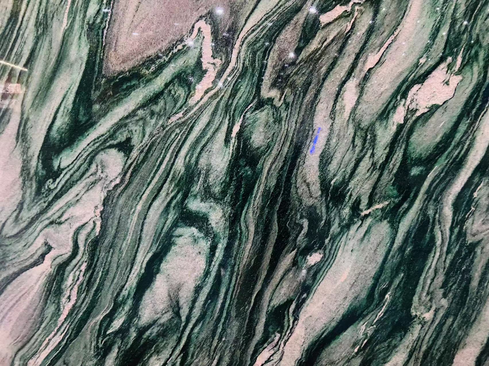 Bookmatched Verde Lapponia Granite