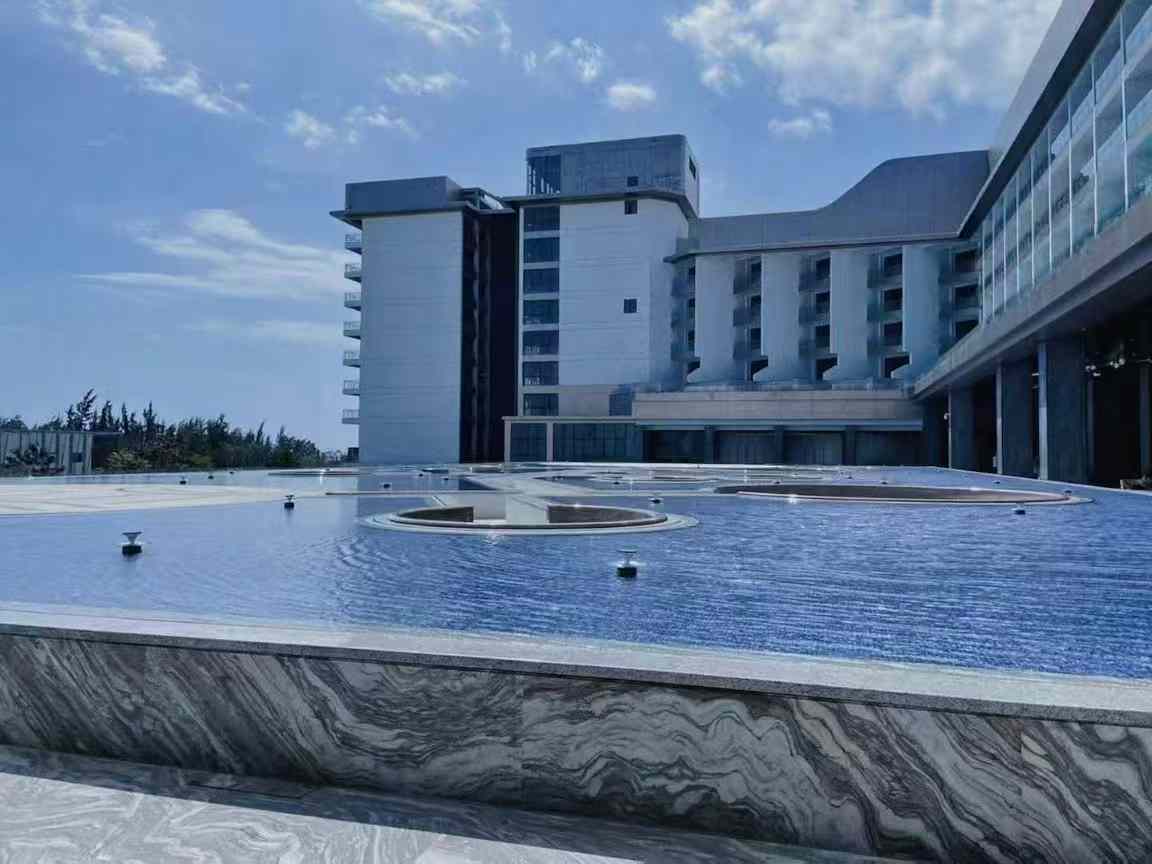 water cloud gauze marble swimming pool coping