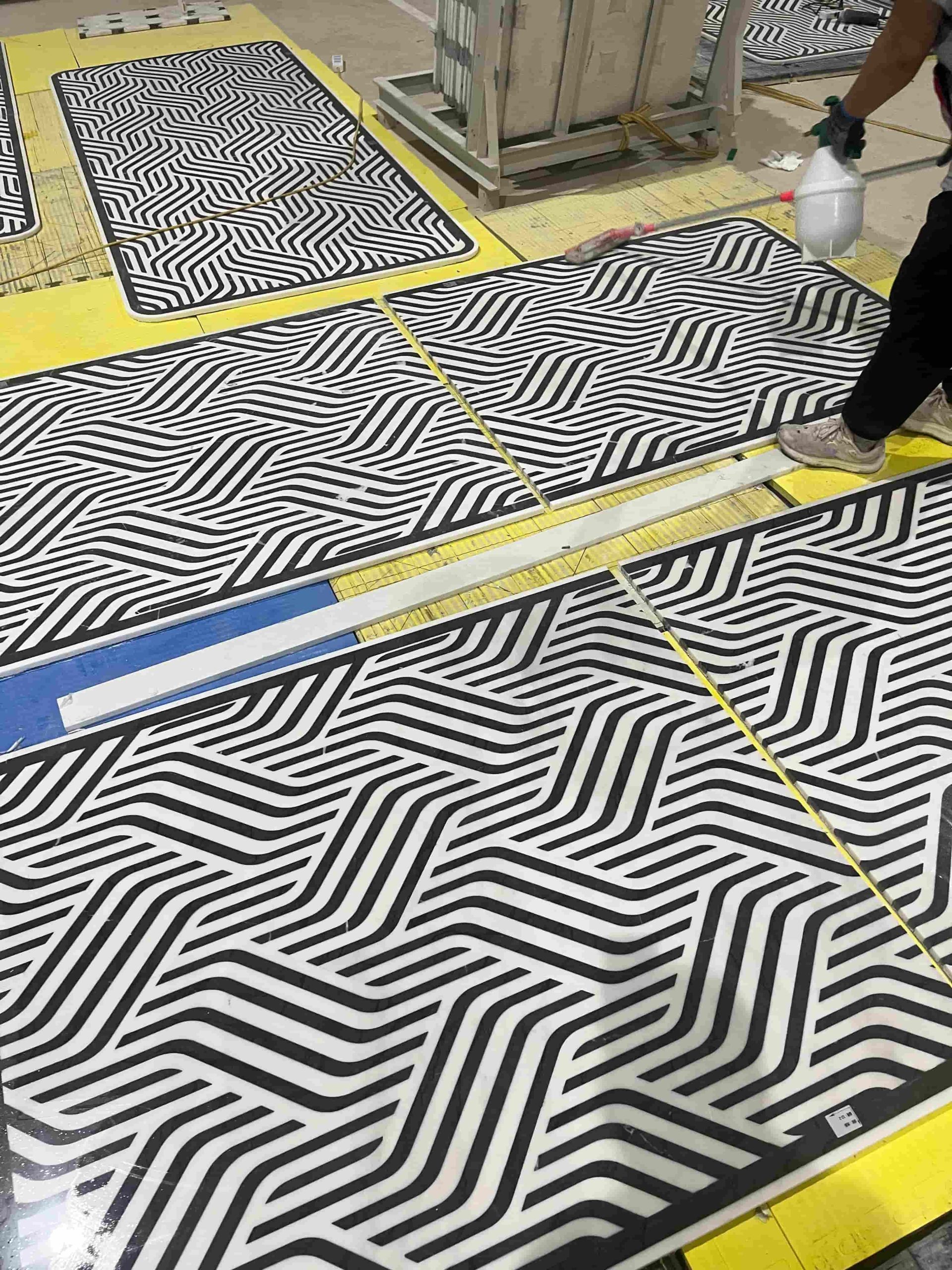 Marble Waterjet Inlay Medallions