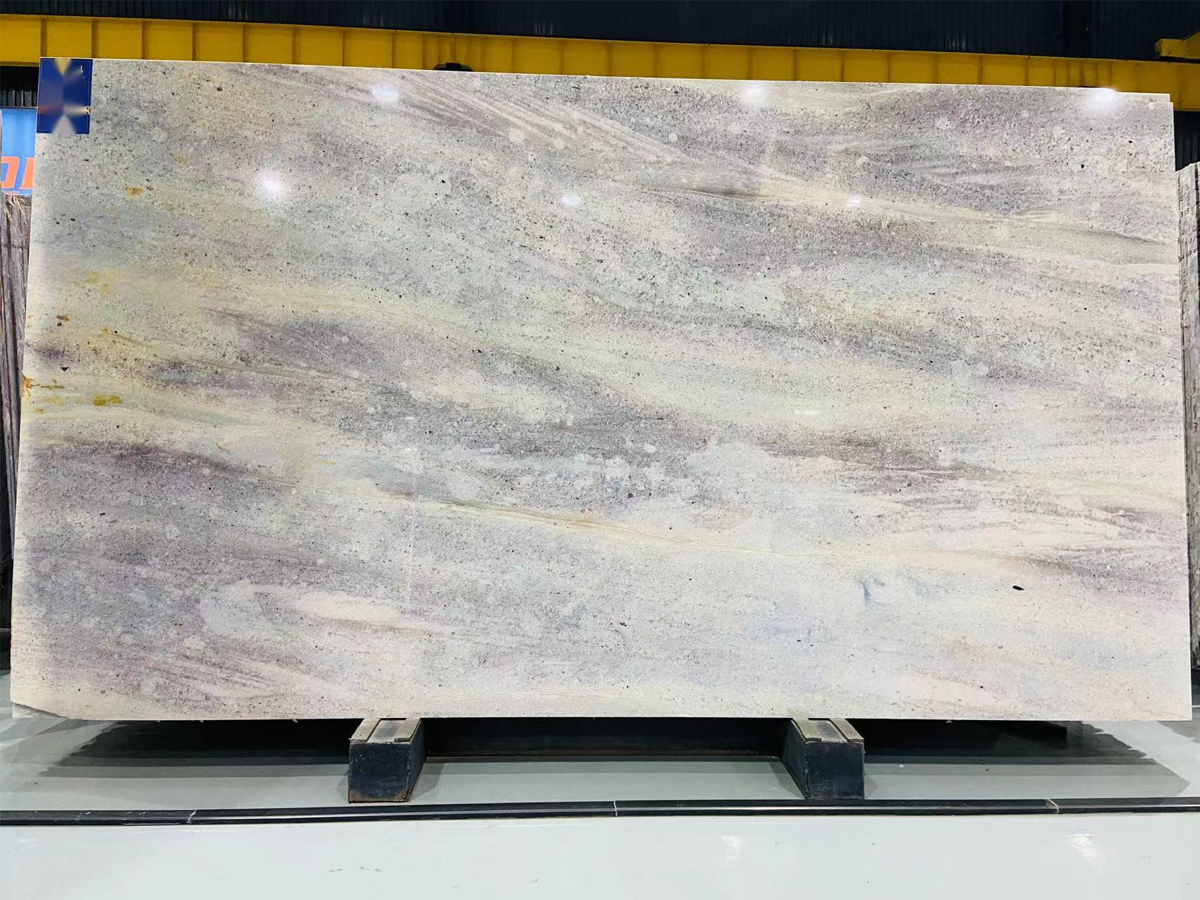 White And Purple Marble