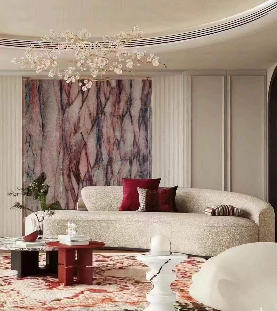 wild sea granite wall living room