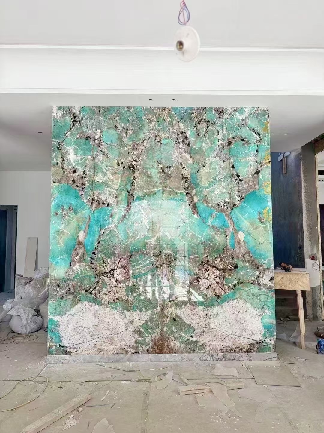 Amazonite Green Granite Wall Decor 