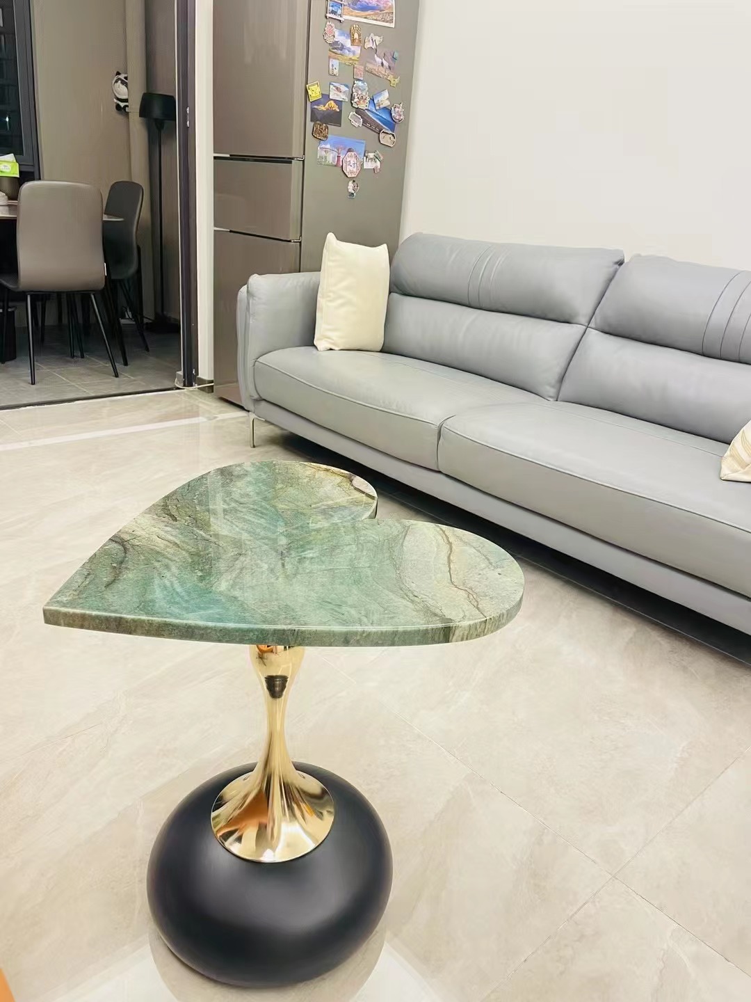 Patagonia Green Quartzite side table