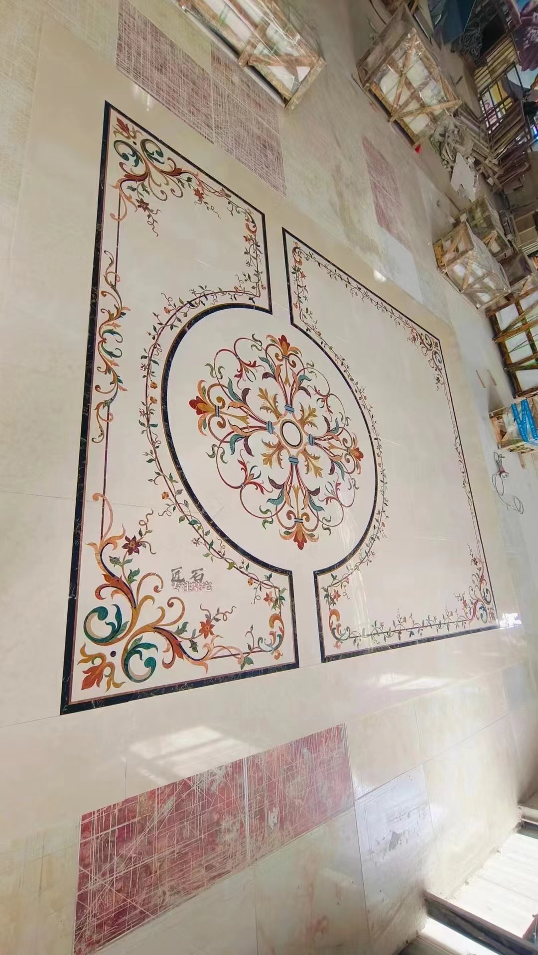 Marble floor medallions Designs 