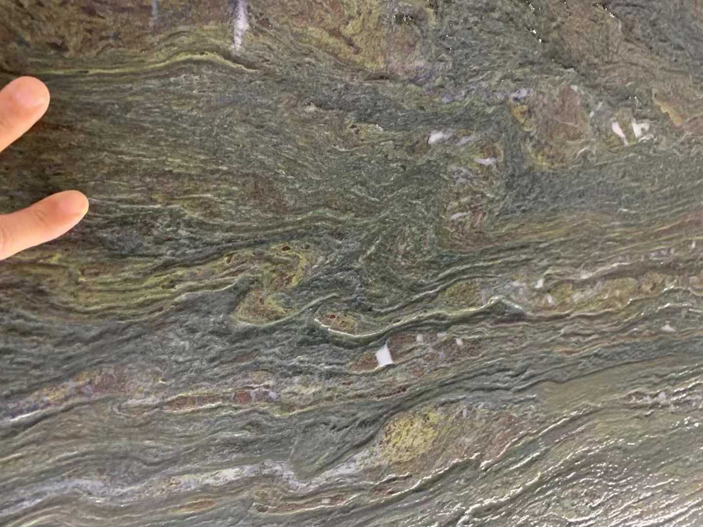 leathered Verde Oasis Marble
